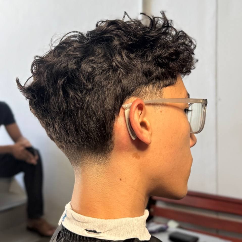 Low taper haircut